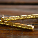 HAMMERED STICK EARRINGS
