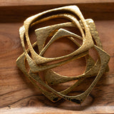 SQUARE HAMMERED BANGLE