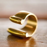 CUFF ASYMMETRIC RING