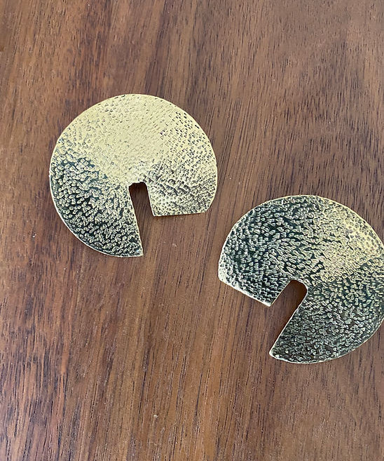 SALLY HAMMERED EARRINGS