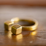 CUBE CUFF RING