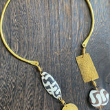 LISSA DOUBLE HANGING NECKLACE